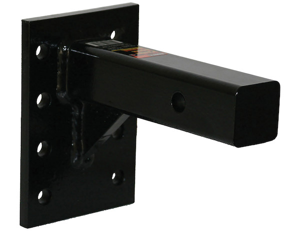 2 Inch Pintle Hitch Mount - 2 Position, 10 Inch Shank