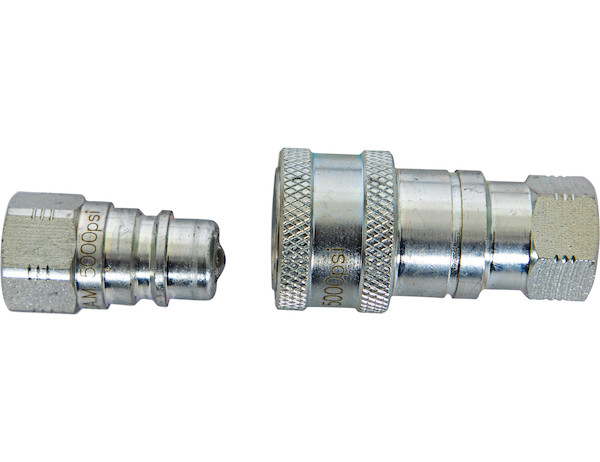 SAM 1/4 Inch Hydraulic Coupler Similar to Fisher OEM: A1587 (Bulk, 100 per Box)