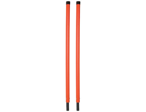 1-5/16 x 36 Inch Fluorescent Orange Oversized Bumper Marker Sight Rods