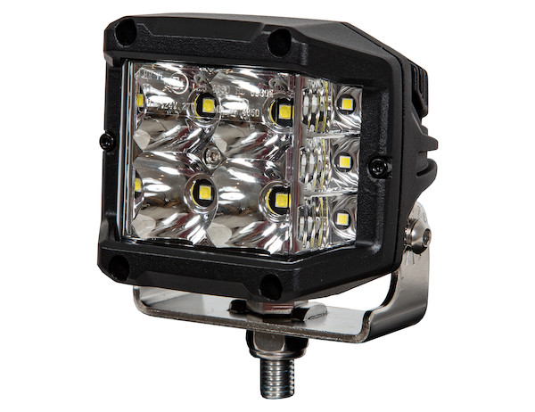 Ultra Bright Wide Angle 4 Inch by 3 Inch Rectangular LED Clear Spot-Flood Combination Light