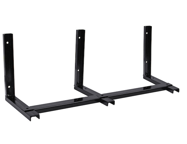 15x14 Inch Black Steel Mounting Brackets For 48 Inch Poly Truck Boxes