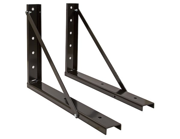 18x24 Inch Bolted Black Formed Steel Mounting Brackets