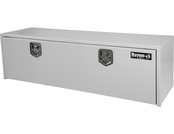 18x18x60 Inch White Steel Underbody Truck Box