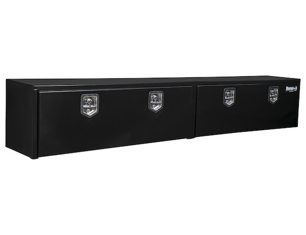 16x13x96 Inch Black Steel Topsider Truck Box