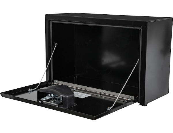15x10x24 Inch Black Steel Underbody Truck Box with T-Handle