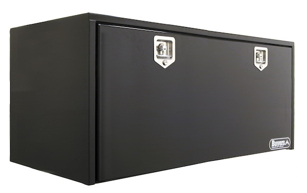 24x24x60 Inch Black Steel Underbody Truck Box