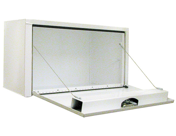 24x24x36 Inch White Steel Underbody Truck Box