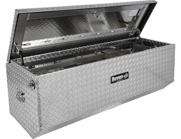 19x20/16x55/54 Inch Diamond Tread Aluminum All-Purpose Chest with Angled Base