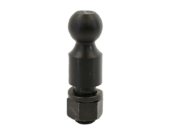 2-5/16 Inch Black Hitch Ball With 1-1/2 Shank Diameter x 2-3/4 Long+2 Inch Riser
