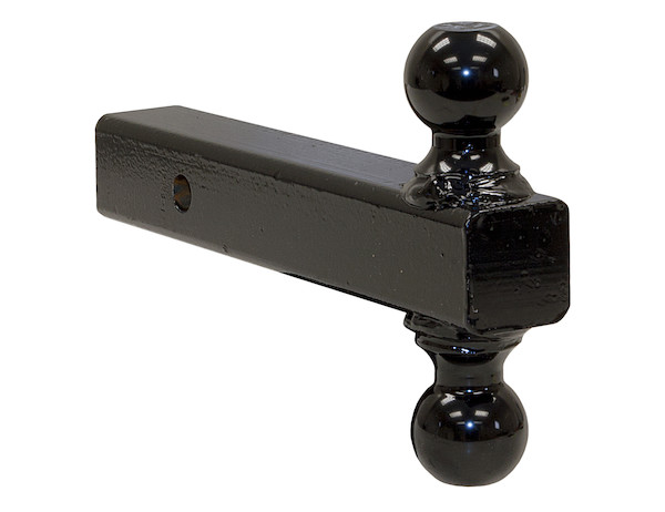 Double-Ball Hitch Solid Shank With Black Balls (2 in., 2-5/16 in.)