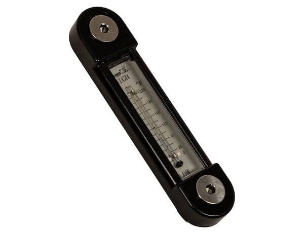 Oil Level Gauge With Temperature Indicator - Aluminum Body, Stainless Steel Hardware