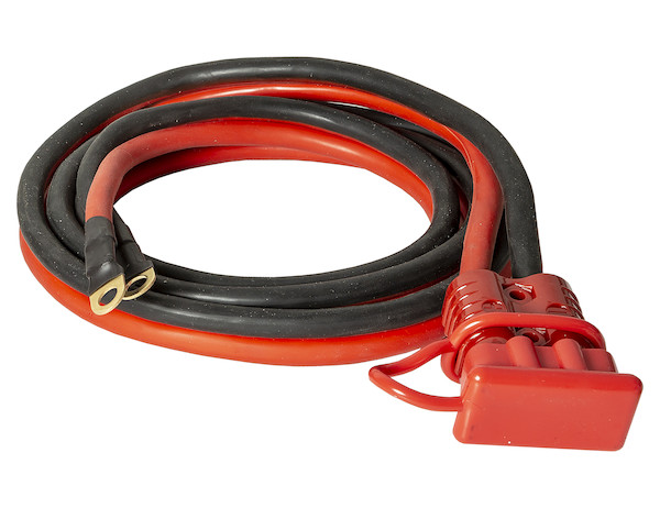 Replacement 7.5 Foot Battery-Side Booster Cables with Black Quick Connect