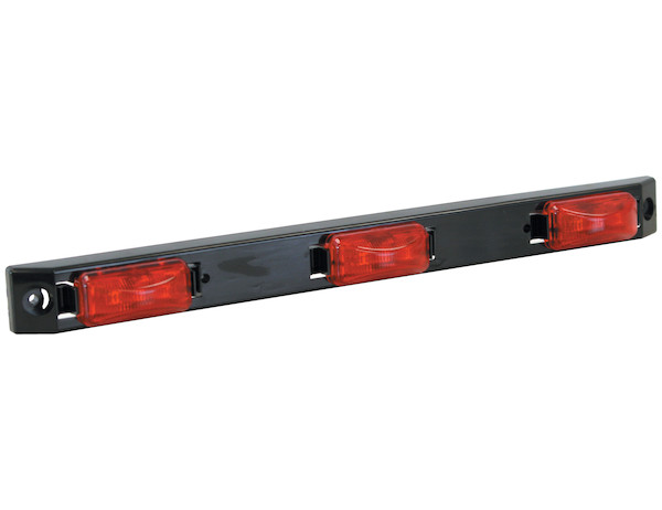 17 Inch Red Polycarbonate ID Bar Light With 9 LED