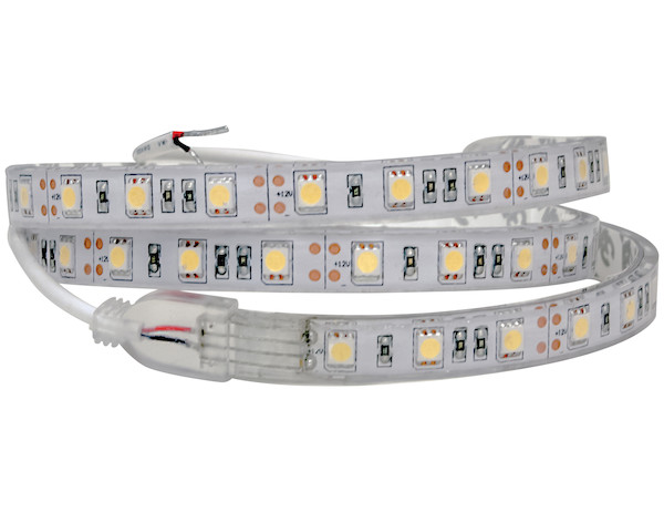 36 Inch 54-LED Strip Light with 3M Adhesive Back - Clear And Warm
