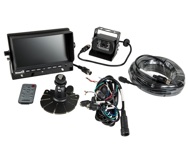 Quad Screen Rear Observation System with Backup Camera