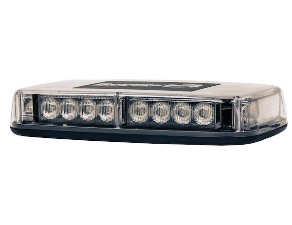 11 Inch Rectangular Multi-Mount Amber/Green LED Mini Light Bar