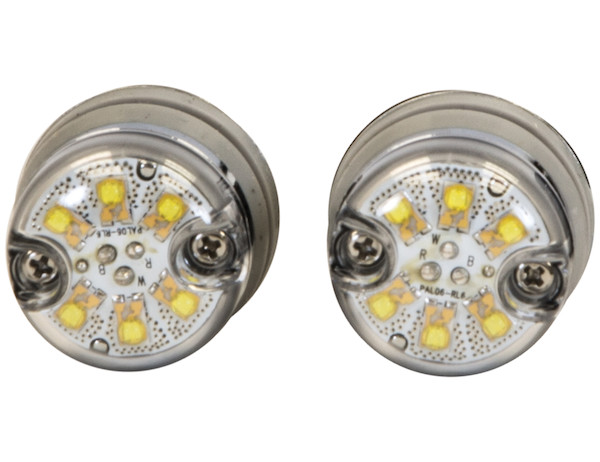 25 Foot Amber Push-On Hideaway Strobe Kit With In-Line Flashers With 6 LED