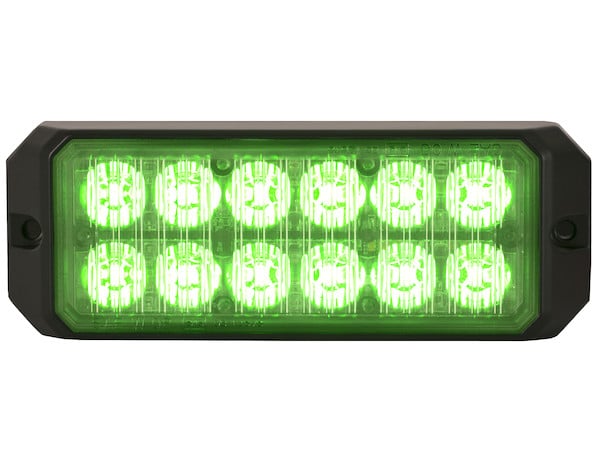 Amber/Green Dual Row 5 Inch LED Strobe Light