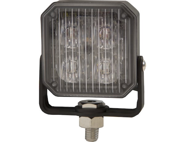 Post-Mounted 3 Inch Clear LED Strobe Light