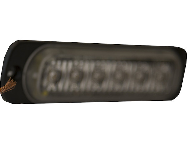Thin 4.5 Inch Amber Horizontal LED Strobe Light