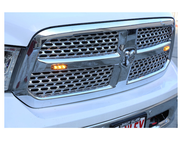Ultra Thin 3.5 Inch Amber LED Strobe Light