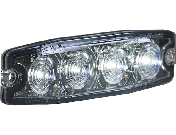 Ultra Thin 4.5 Inch Clear LED Strobe Light