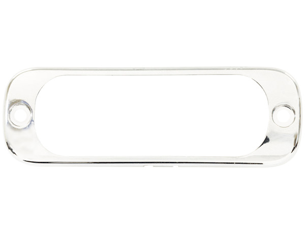 Chrome Bezel For 3.375 Inch Thin Mount Horizontal Strobe Light