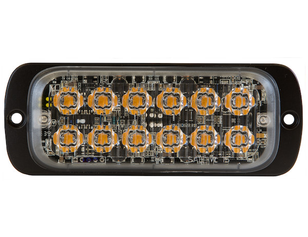 Thin Dual Row 4.5 Inch Green LED Strobe Light