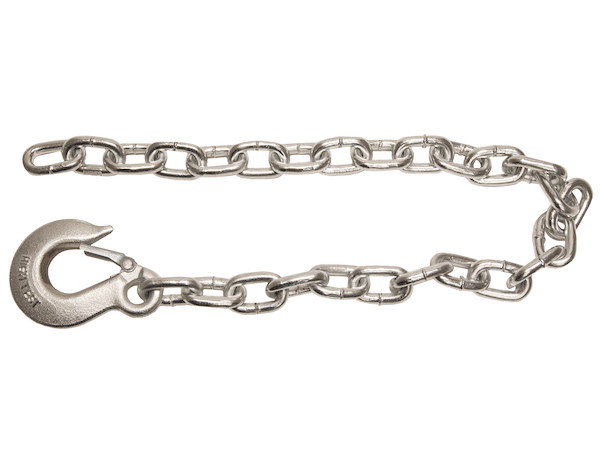 3/8x42 Inch Class 4 Trailer Safety Chain With 1-Clevis Style Slip Hook-43 Proof