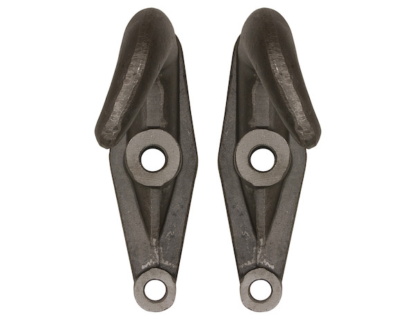 2-Hole Plain Finish Drop-Forged Heavy Duty Towing Hook Pairs