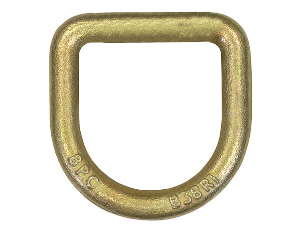 1/2 Inch Forged Yellow Zinc Plated D-Ring Only