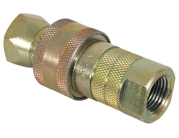 1 Inch NPTF Sleeve-Type Hydraulic Quick Coupler Assembly