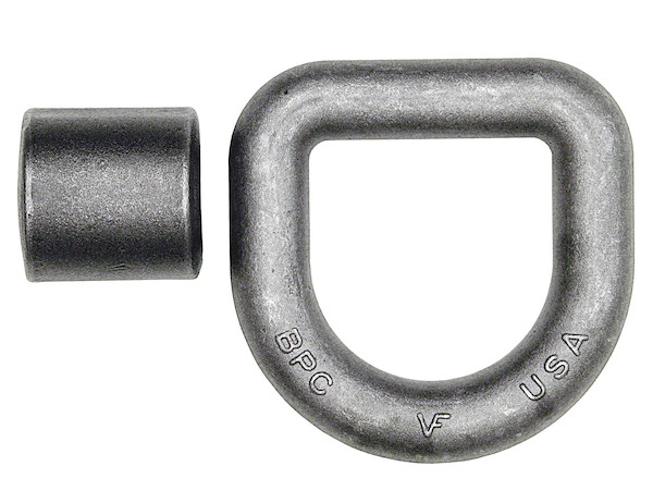 1 Inch Forged D-Ring with Weld-On Mounting Bracket