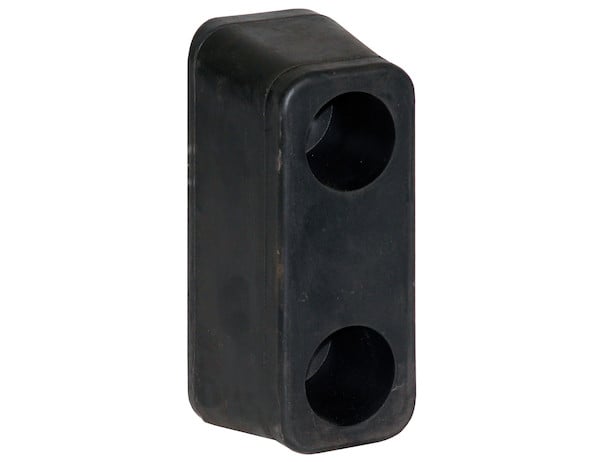 Extruded Rubber D-Shaped Bumper with 2 Holes - 2-1/8 x 1-7/8 x 6 Inch ...