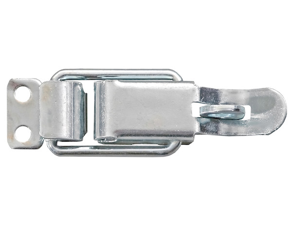 Padlock Eye Pull-Down Catch with Striker - Zinc Plated