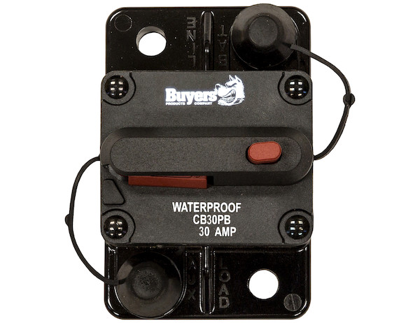 30 Amp Circuit Breaker With Manual Push-to-Trip Reset