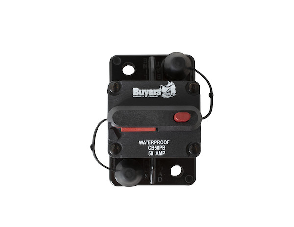 50 Amp Circuit Breaker With Manual Push-to-Trip Reset