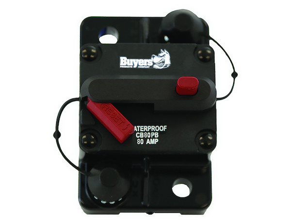 80 Amp Circuit Breaker With Manual Push-to-Trip Reset