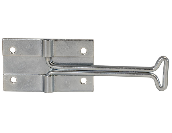 4 Inch Door Holder Hook Only - Zinc Plated