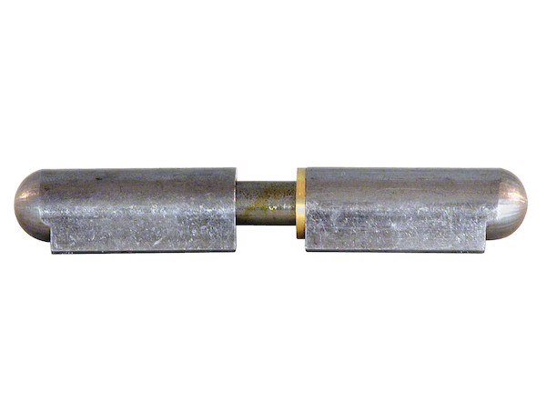 Steel Weld-On Bullet Hinge with Steel Pin and Brass Bushing - 1.46 x 10.24 Inch