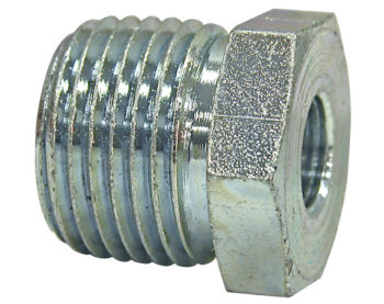 Reducer Bushing 1/2 Inch Male Pipe Thread To 3/8 Inch Female Pipe Thread