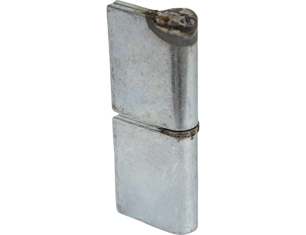 Steel Weld-On Butt Hinge with 3/8 Stainless Pin - 1.25 x 4 Inch-Zinc Plated-LH