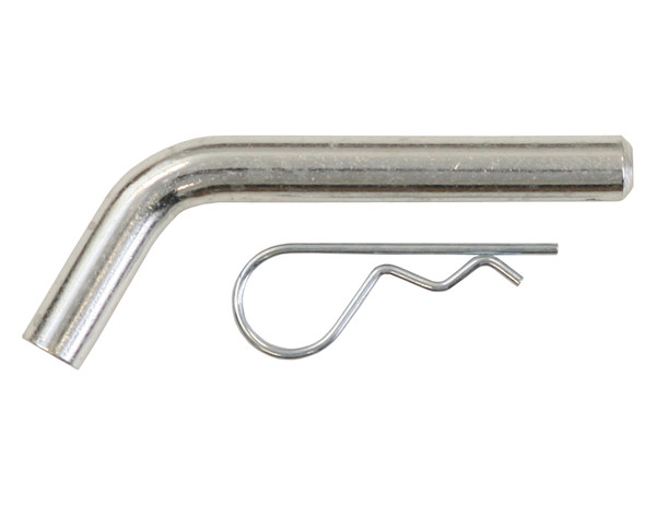 5/8 x 4.2 Inch Clear Zinc Heavy-Duty Hitch Pin with Cotter - Fits 3 Inch Receivers