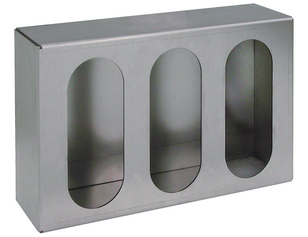 Grey Primed Steel Triple Oval Light Box