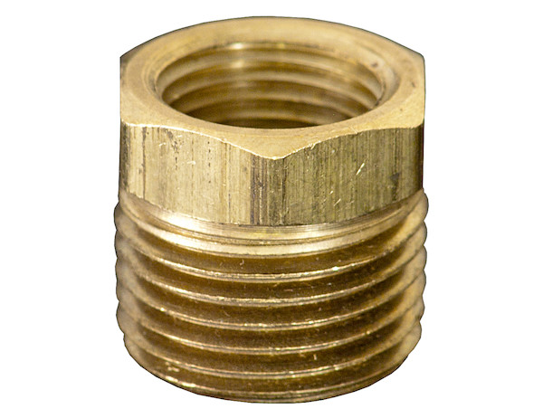 Brass Reducer Bushing - 3/8 to 1/4 Inch