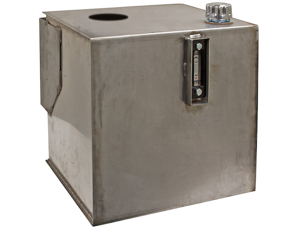 30 Gallon Stainless Steel Bulkhead Hydraulic Reservoir With 25 Micron Filter