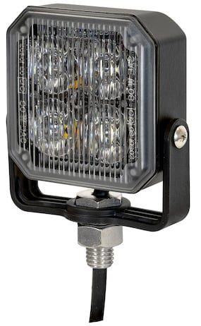 Post-Mounted 3 Inch Clear LED Strobe Light